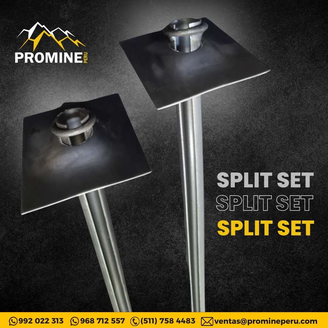 PERNO SPLIT SET ANCLAJE PARA MINAS PROMINE PERÚ